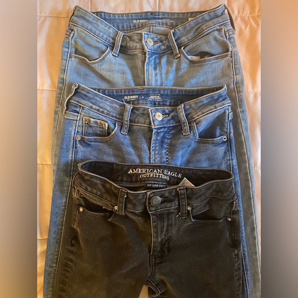 💗 3 pairs of skinny jeans READ DESCRIPTION